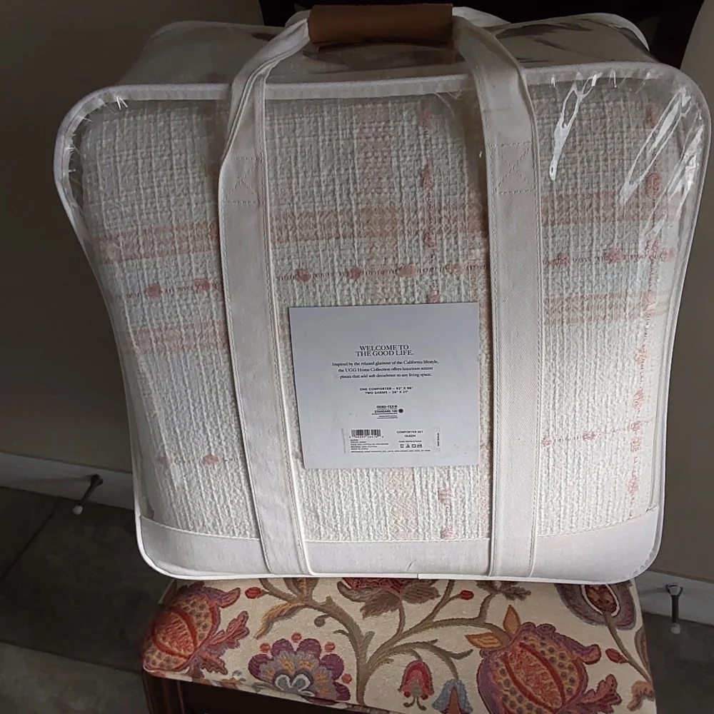 UGG ELODIE‎ SNOW QUEEN COOLING BEDSPREAD WITH PILLOW SHAMS